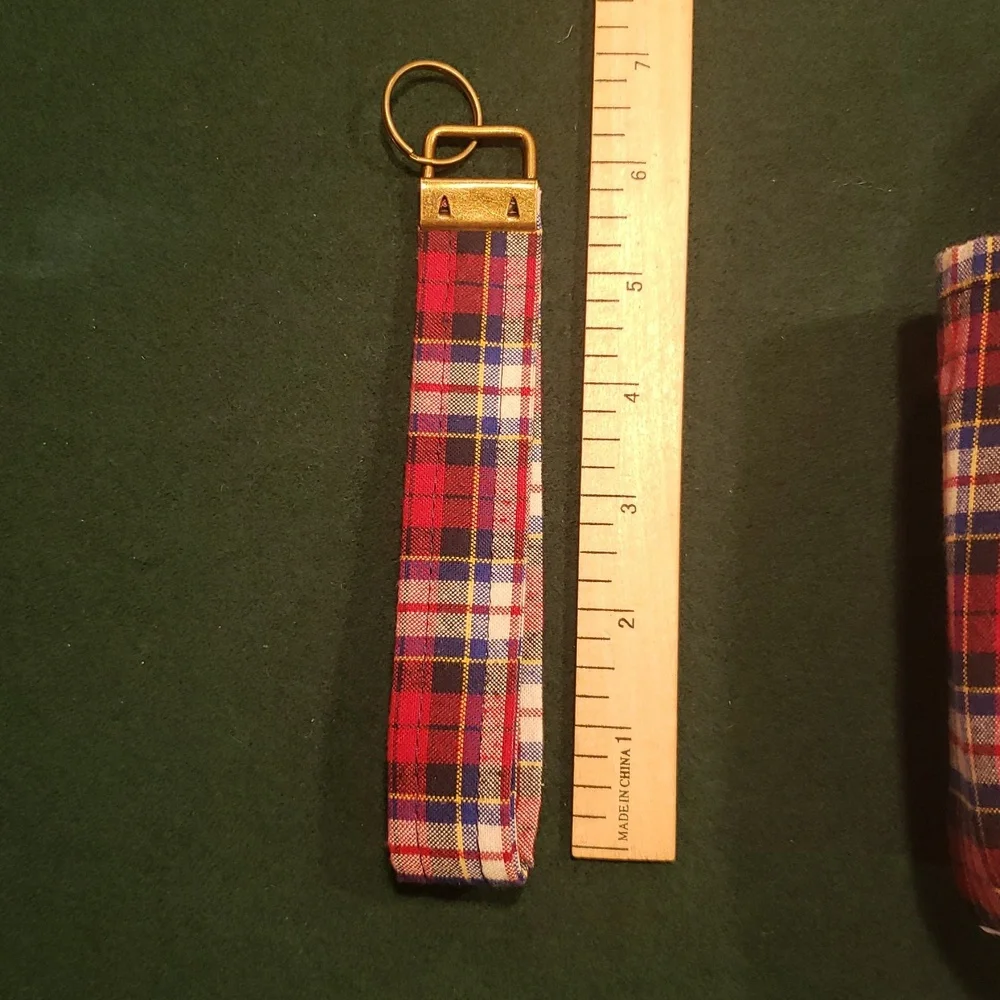 Ralph Lauren Red and White Plaid Tote Set - Picture 9 of 10